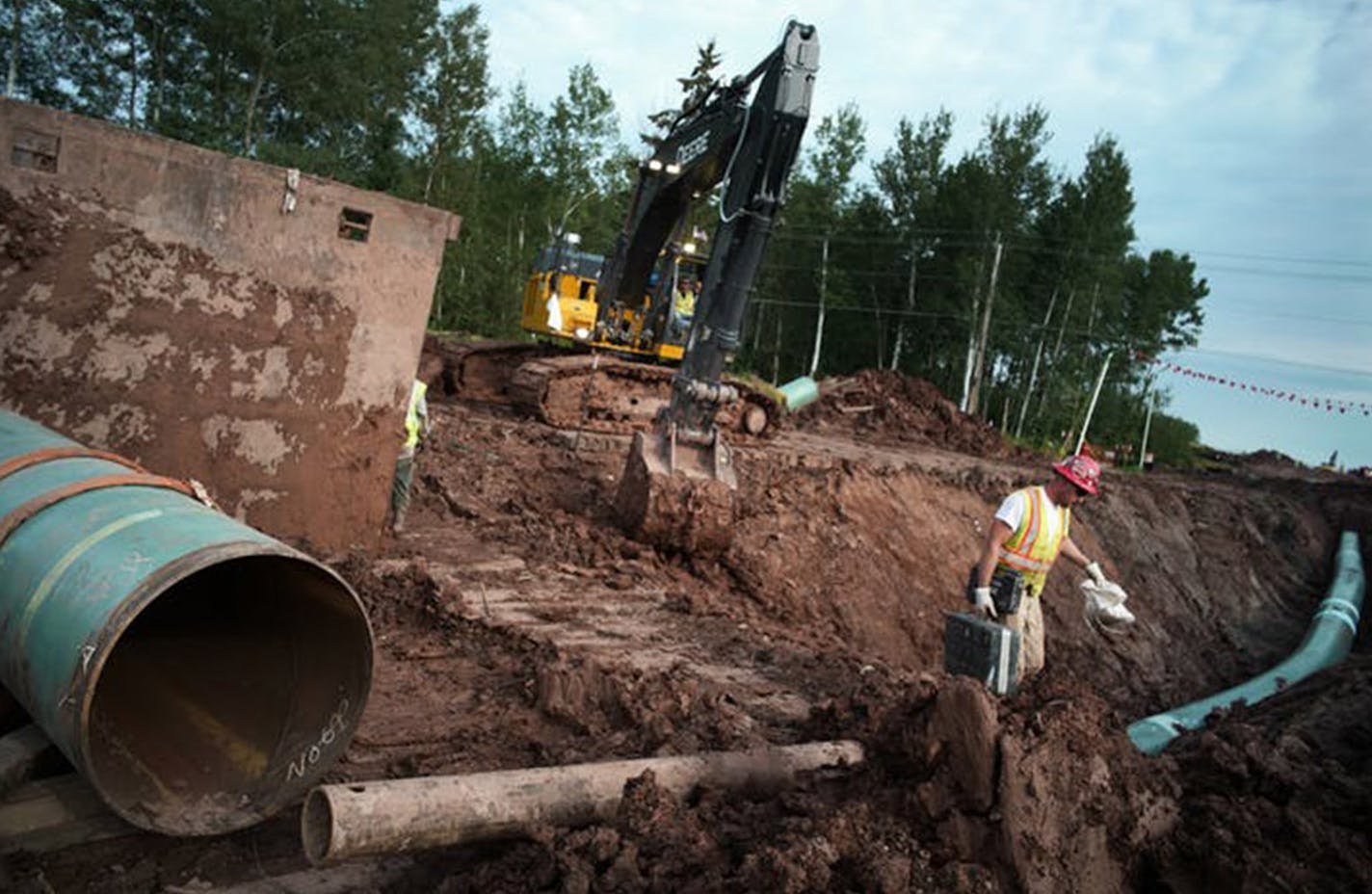 Two Minnesota regulators granted environmental permits for Enbridge's Line 3 oil pipeline across northern Minnesota, critical approvals needed for construction to begin soon on the controversial $2.6 billion project, on Thursday, Nov. 12, 2020.