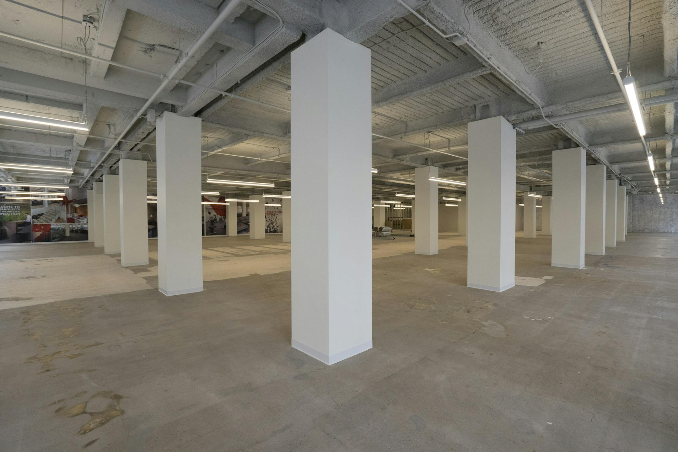 The site of the new MSR Design office is pictured in 510 Marquette Avenue in downtown Minneapolis on Thursday, Feb. 14 2019. ]
TONY SAUNDERS &#xb0; anthony.saunders@startribune.com MSR Design will occupy this space on the second floor, and will have space on the first floor for their storefront.