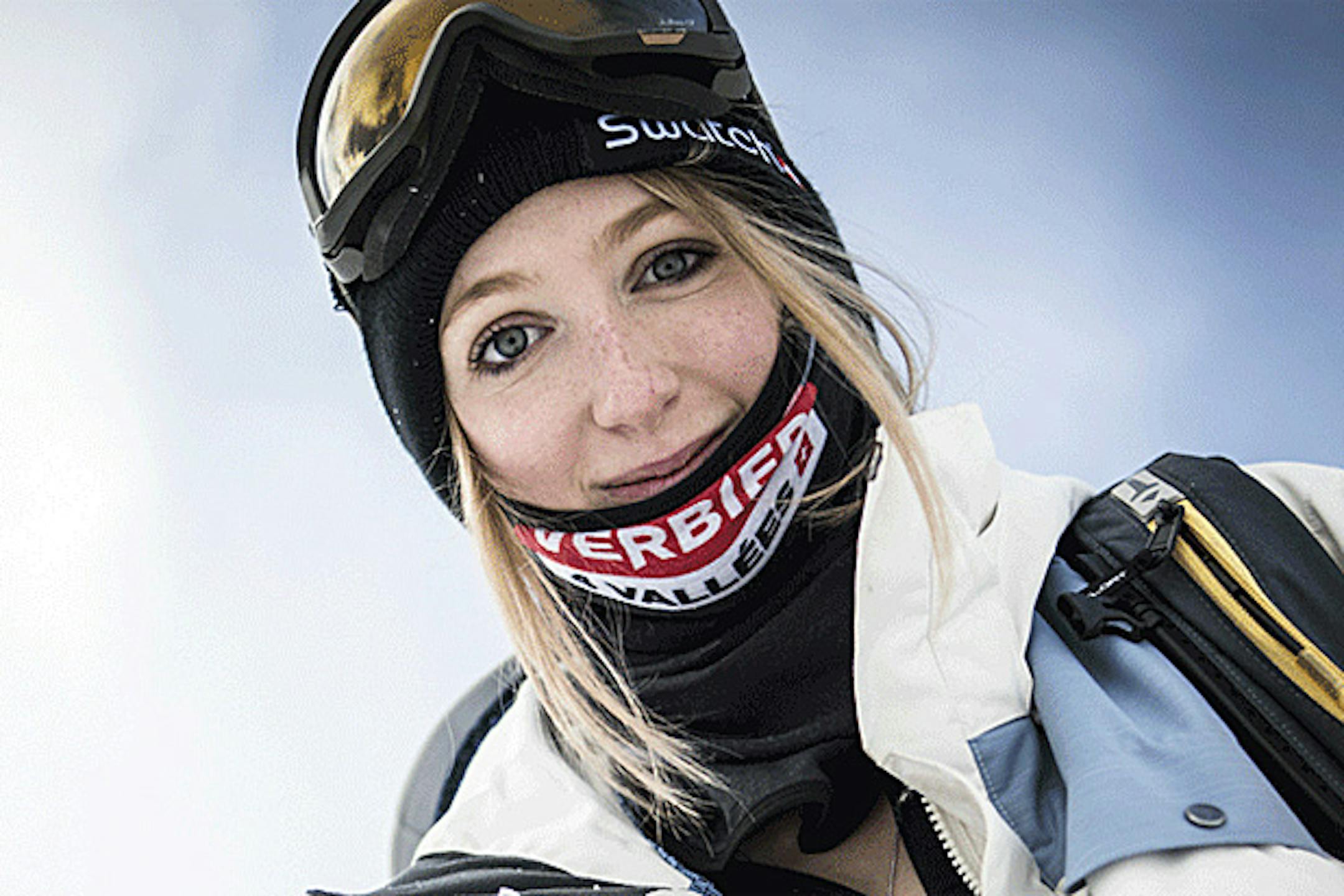 Estelle Balet recently won the Freeride World Tour for a second straight year racing as a member of watchmaker Swatch's professional team.