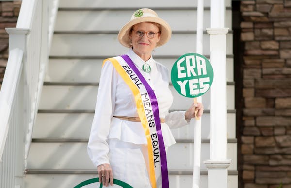 Betty Folliard, former legislator an activist for the Equal Rights Amendment. ] GLEN STUBBE • glen.stubbe@startribune.com Thursday, August 13, 2020