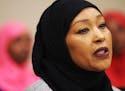 Rapids Applebee's addressed the effects of Islamaphobia.] Asma Jama, the victim of a beer mug attack at the Coon Rapids Applebee's, and an East Africa