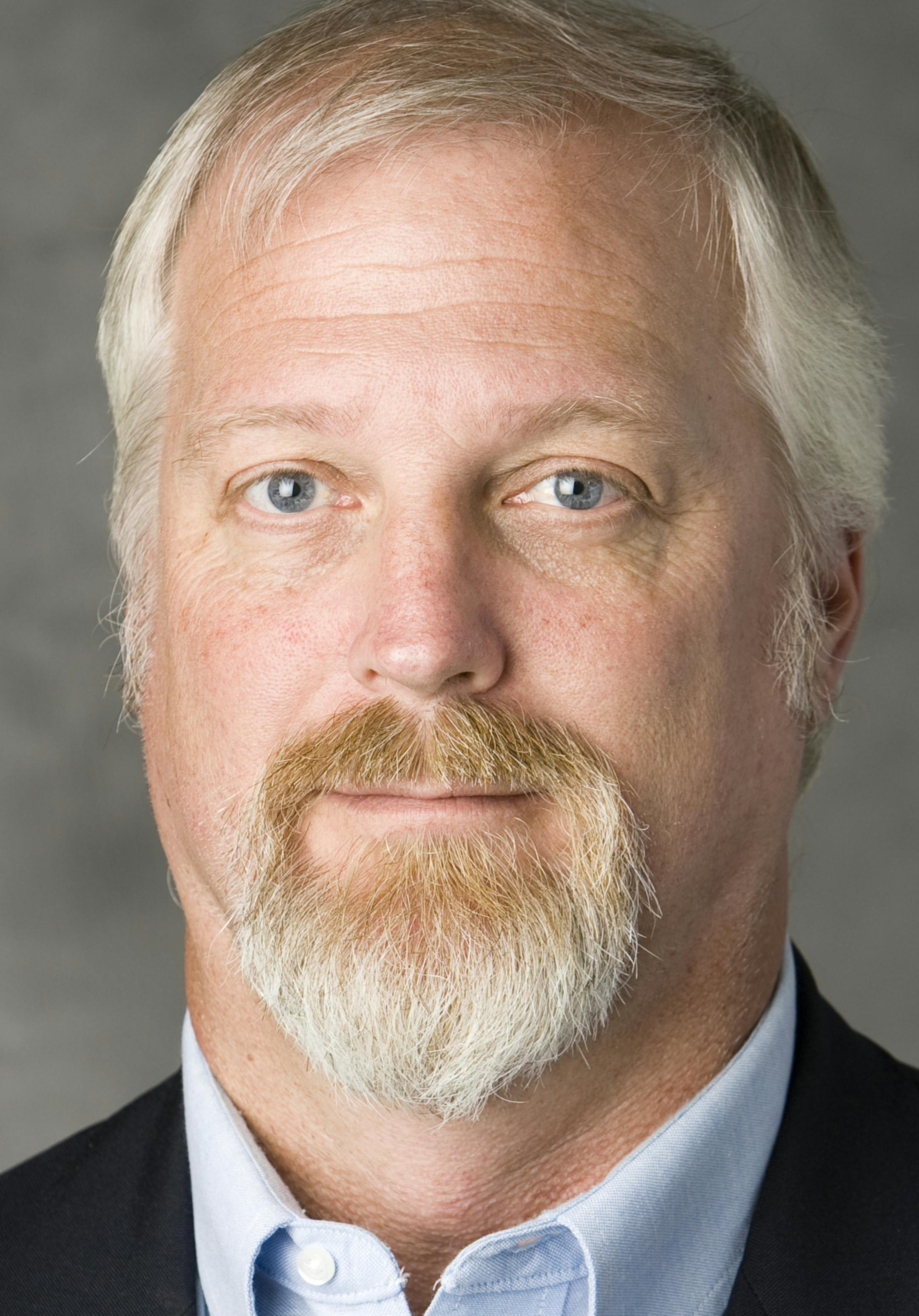 Studio portrait of new Opus College of Business (Entrepreneurship) faculty David Deeds. Taken August 27, 2008.
