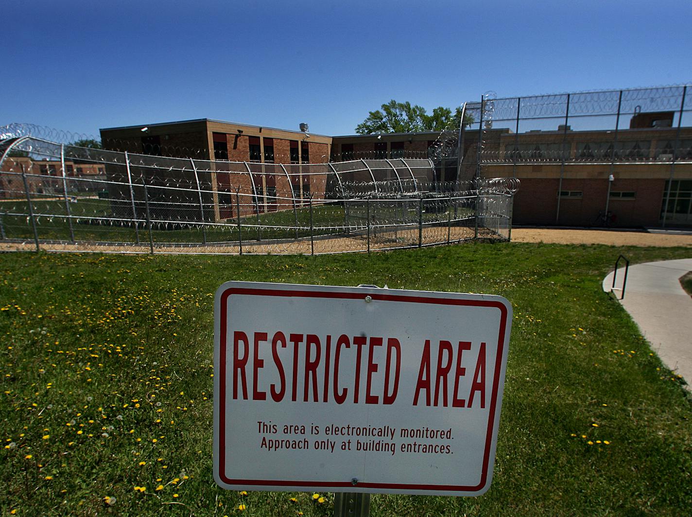 Pexton Hall is a heavily secured building at the treatment facility in St. Peter where some of those who have been civilly committed to the Minnesota Sex Offender Program are held.