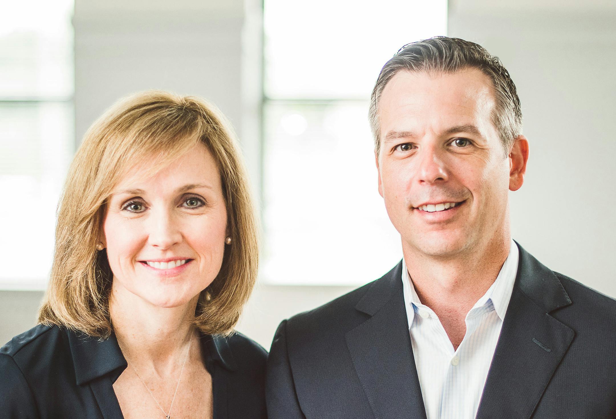 On left: KRISTIN PARDUE, co-founder, CEO, R VE CONSULTING, R VE ACADEMY On right: BRAD VON BANK, co-founder, R VE CONSULTING, R VE ACADEMY