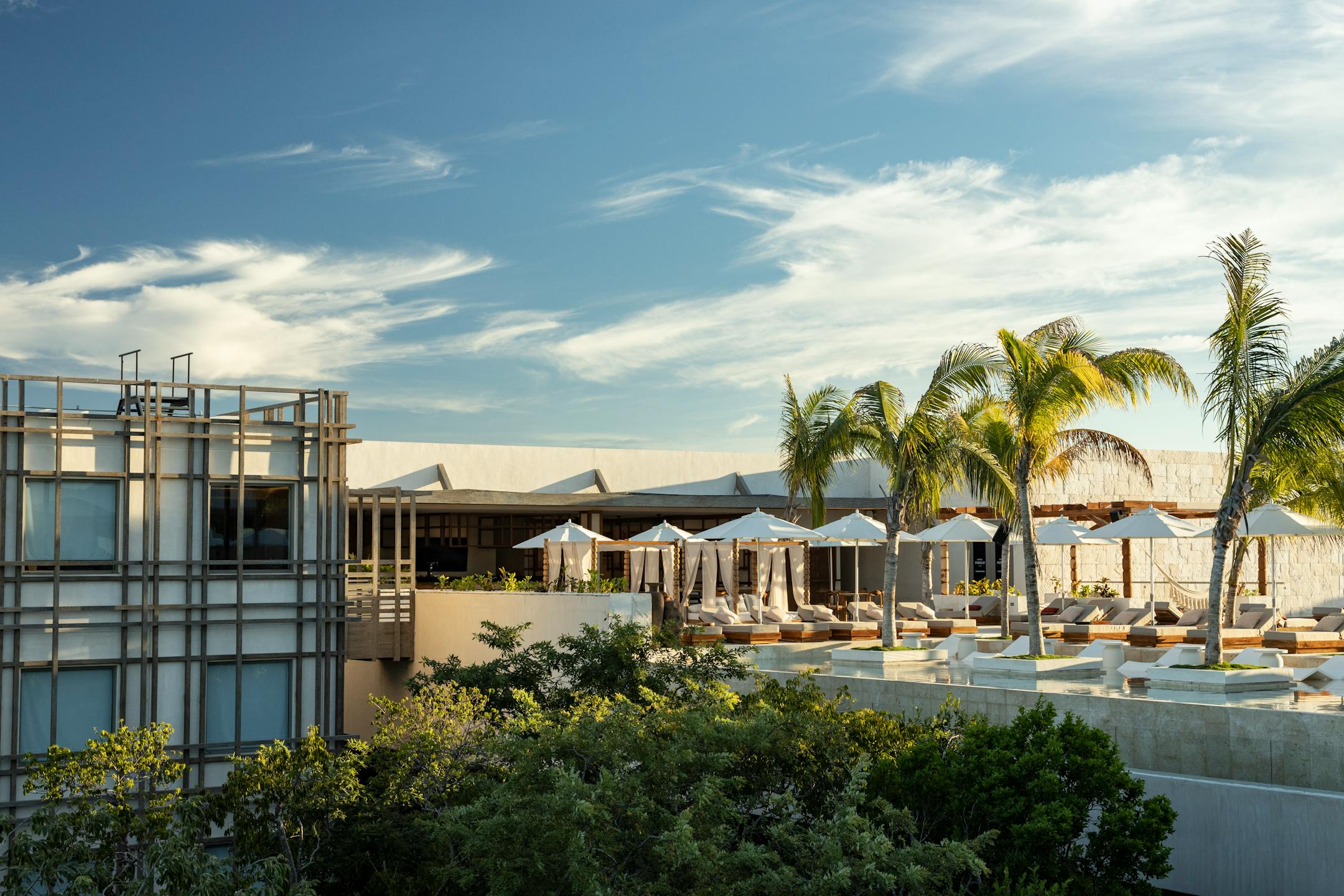 An undated photo provided by Hilton shows the Motto by Hilton Tulum, one of several recently opened Hilton properties in Mexico. From an off-the-grid tropical hideaway to a reefside diving resort, these new hotels will take you far from anything that resembles snow and cold. (Hilton via The New York Times) — NO SALES; FOR EDITORIAL USE ONLY WITH NYT STORY SLUGGED CARIBBEAN HOTELS BY STEPHANIE ROSENBLOOM FOR NOV. 27, 2022. ALL OTHER USE PROHIBITED. —