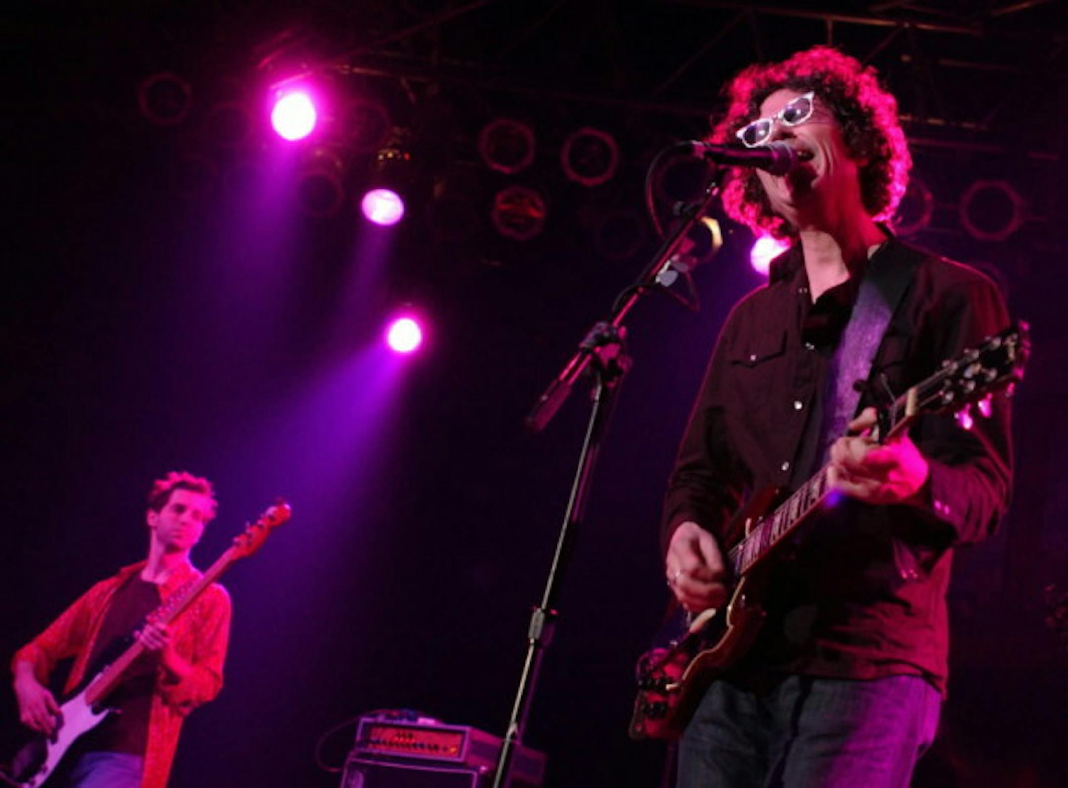 Gary Louris, right, and Marc Perlman played the Austin Music Hall in 2003 during the South by Southwest Music Conference in Austin, Texas, to promote that year's album, "Rainy Day Music." / Tony Nelson, Star Tribune file