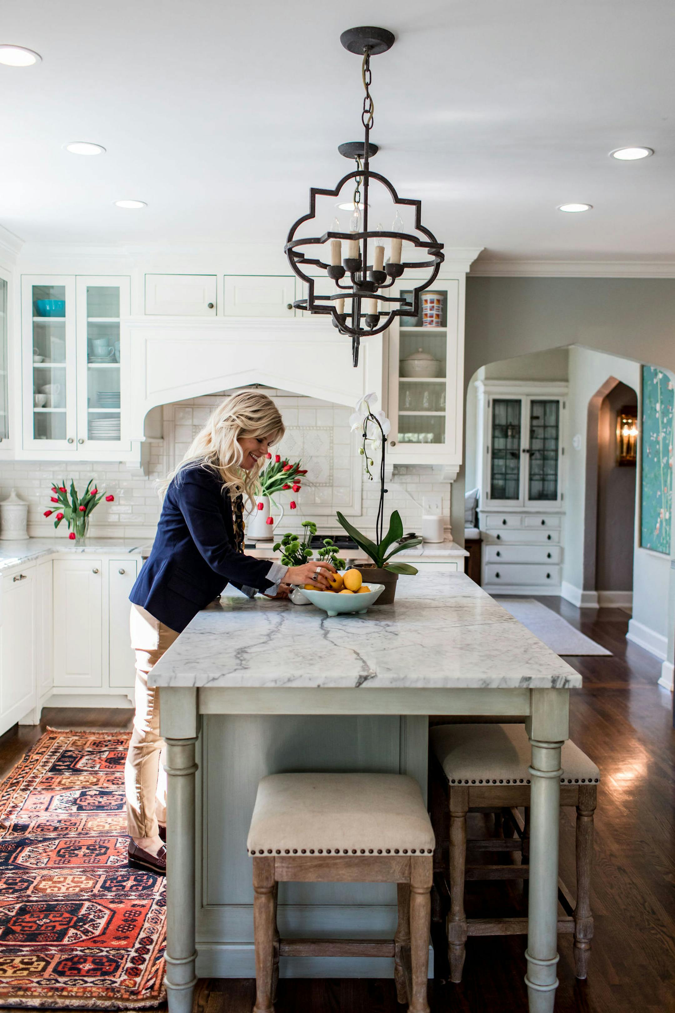 Chelsie Lopez Production
Designer Renae Keller in a kitchen she designed
