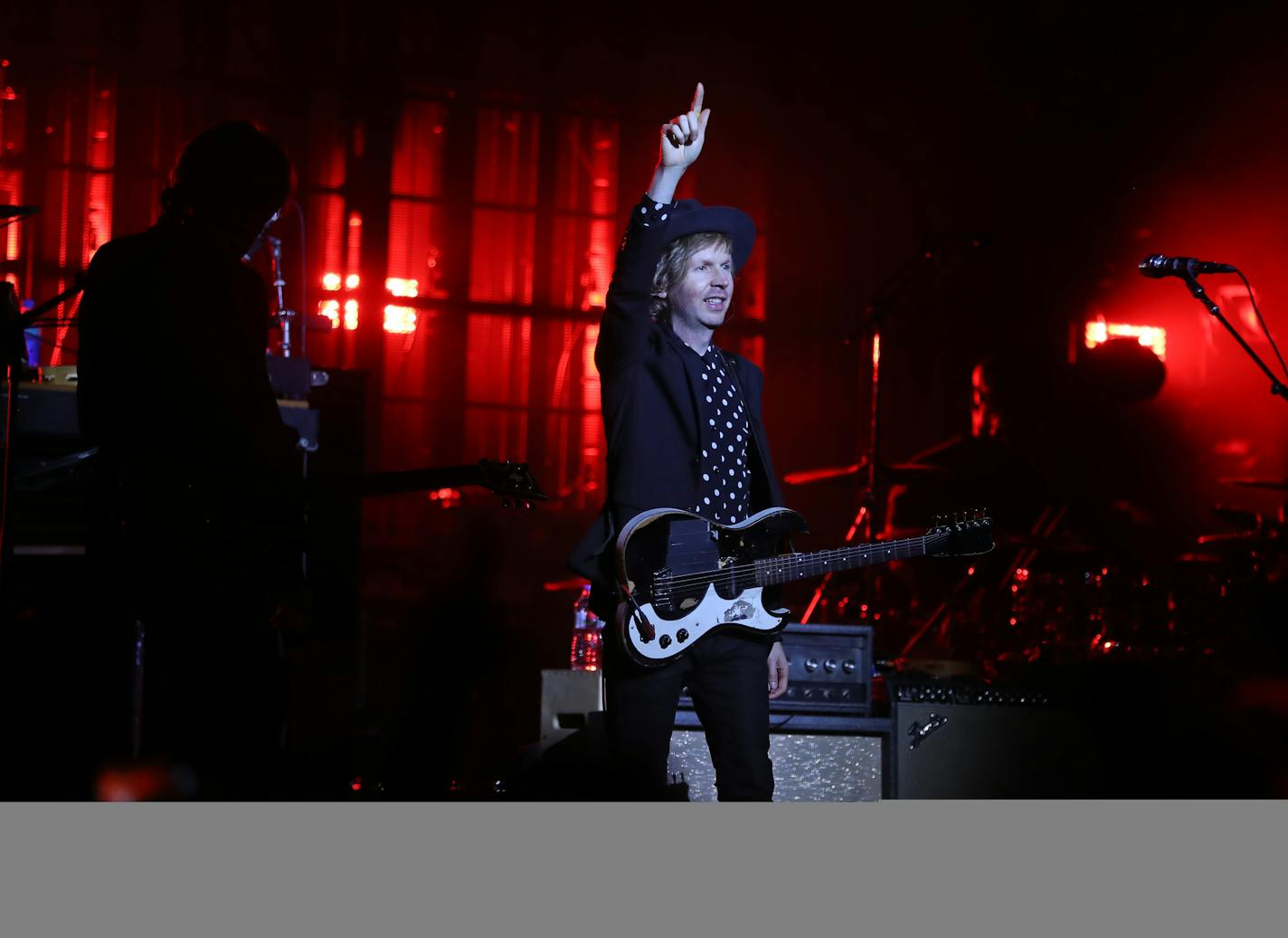 Beck performs at the Palace Theatre in St. Paul before a sold out audience on 8/17/17.