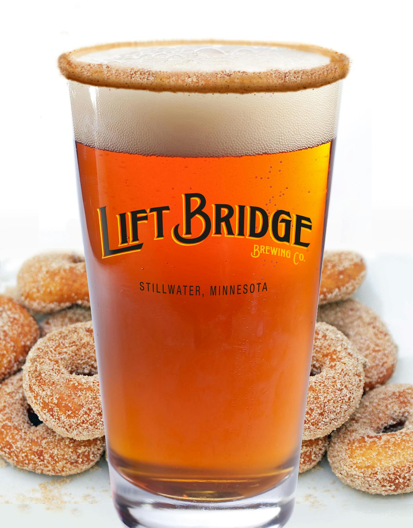 Lift Bridge Brewing Co. Mini Donut Beer. Photo courtesy of Lift Bridge Brewing Co.