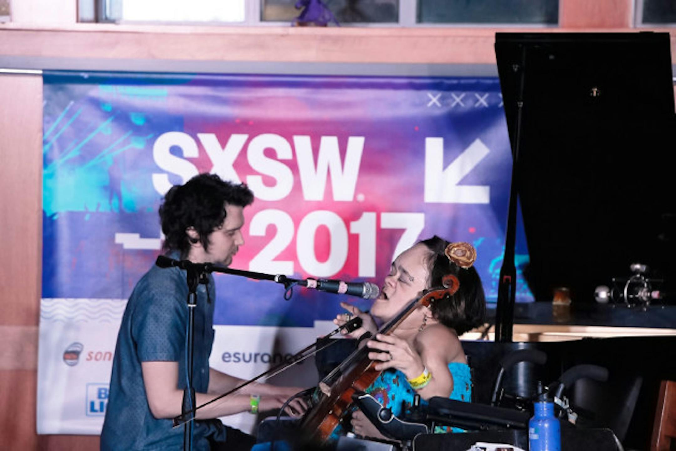 Gaelynn Lea teamed with Al Church at Austin's South by Southwest Conference and will do so again this weekend at the SXSW-like Minnesota Music Summit. / Tony Nelson for Star Tribune