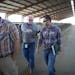 Department of Labor and Industries consultants Jim Woodfin and Hugo Valdovines walked through a barn during a consultation at a dairy farm in Sunnysid