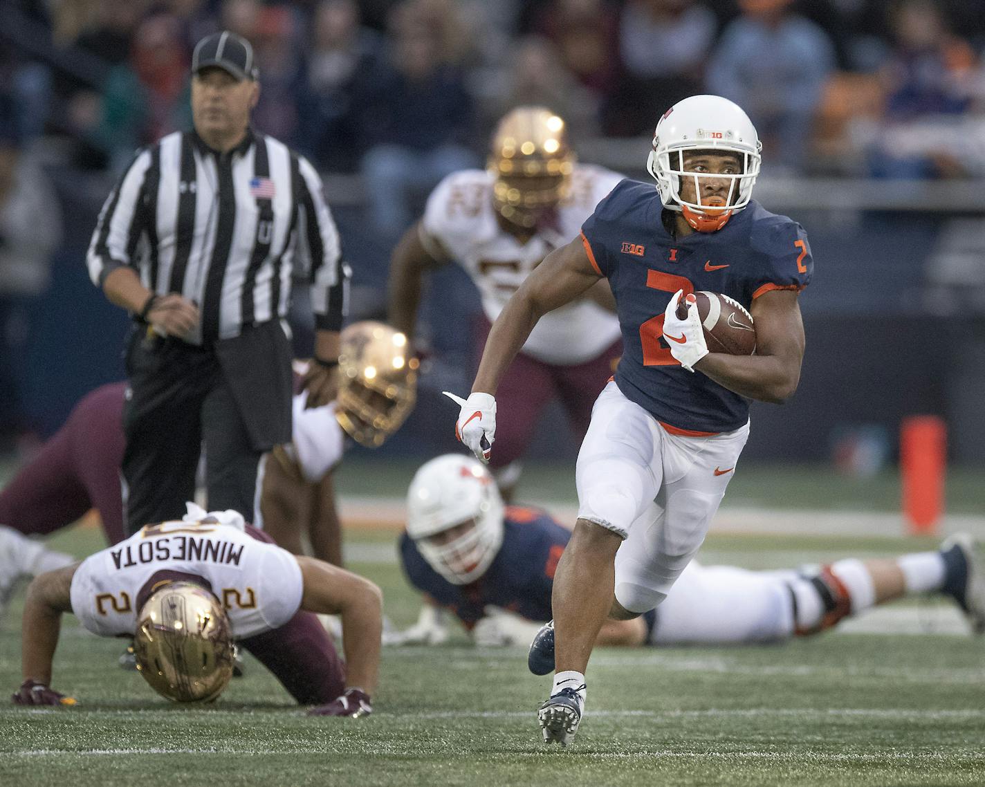 Illinois running back Reggie Corbin