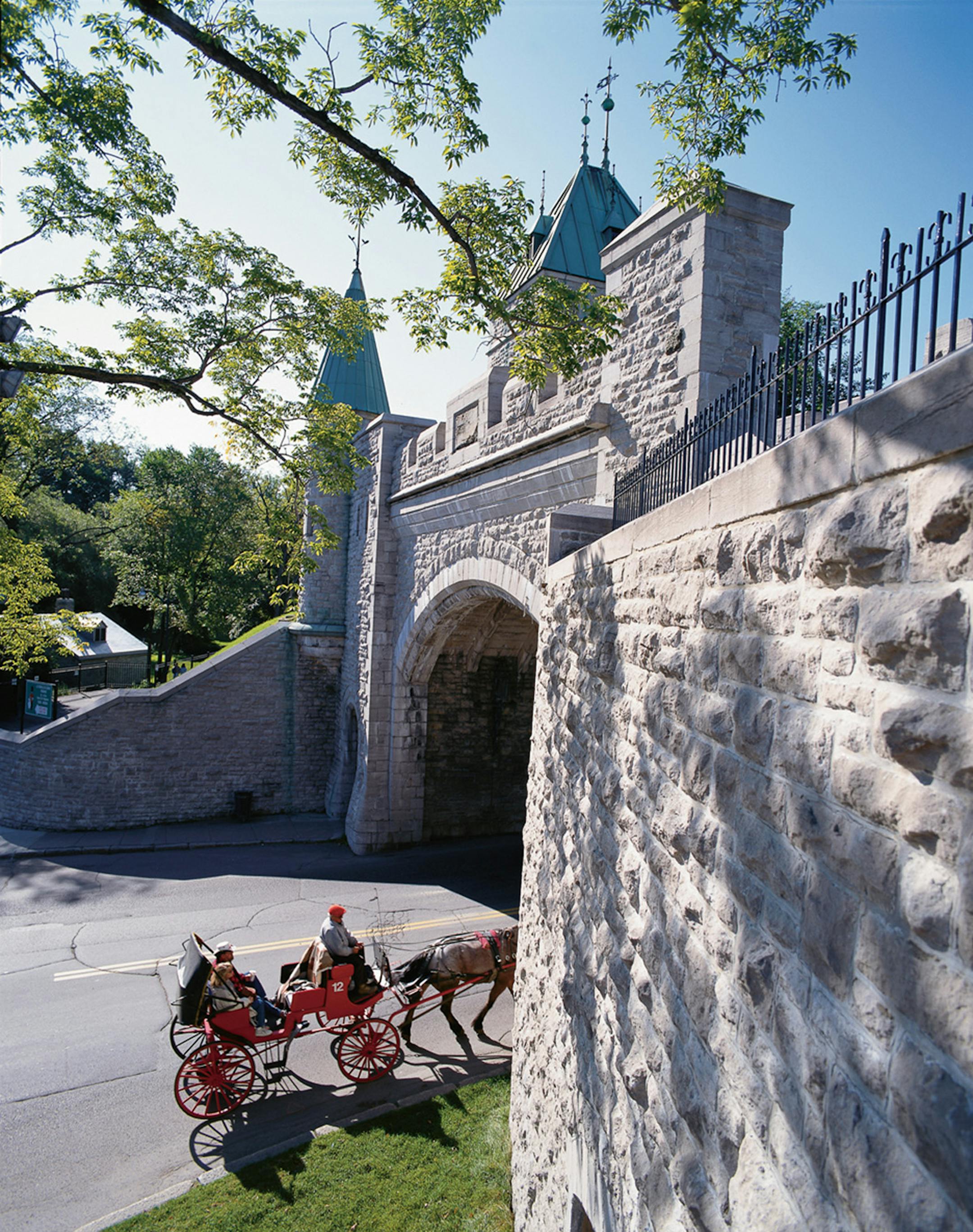 Walls 40-feet thick encircle Quebec's Old Town, which is adored for its architecture and its pastries.