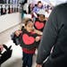 Students at the American Indian Magnet School held an indoor parade on Indigenous Peoples Day on Oct. 8, 2018. Last week, St. Paul school board approv