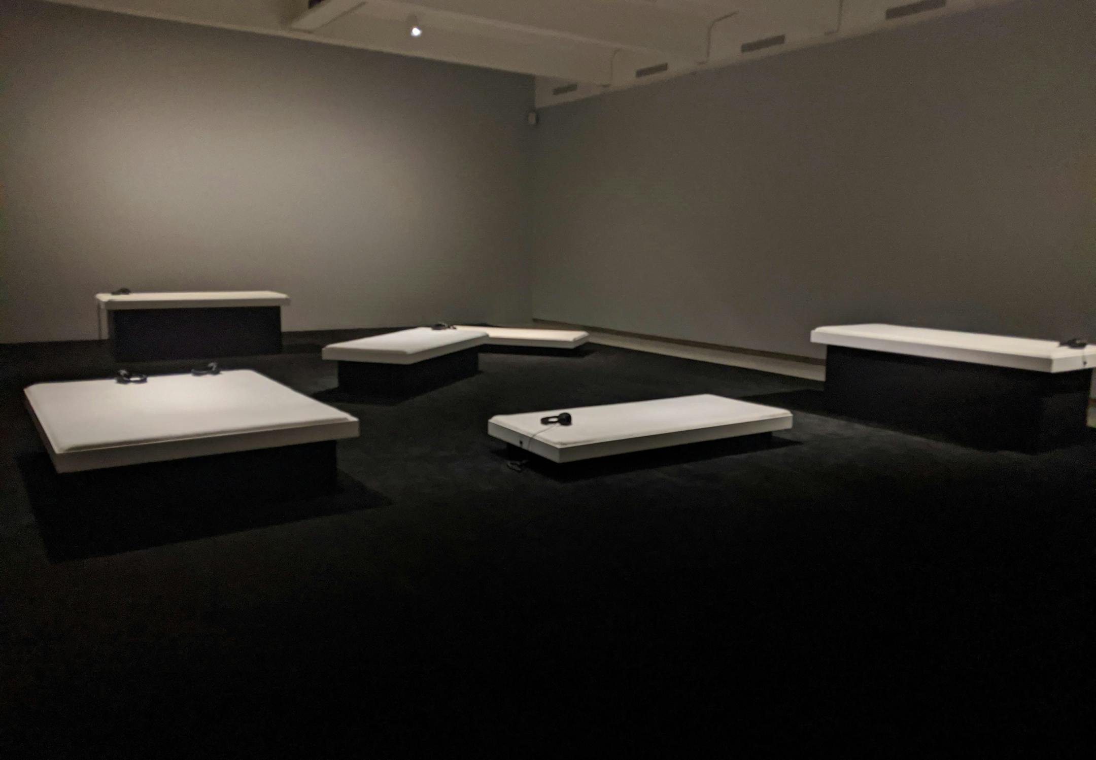 Art installation by Faye Driscoll as part of "Come On In" exhibit at Walker Art Center.
Alicia Eler