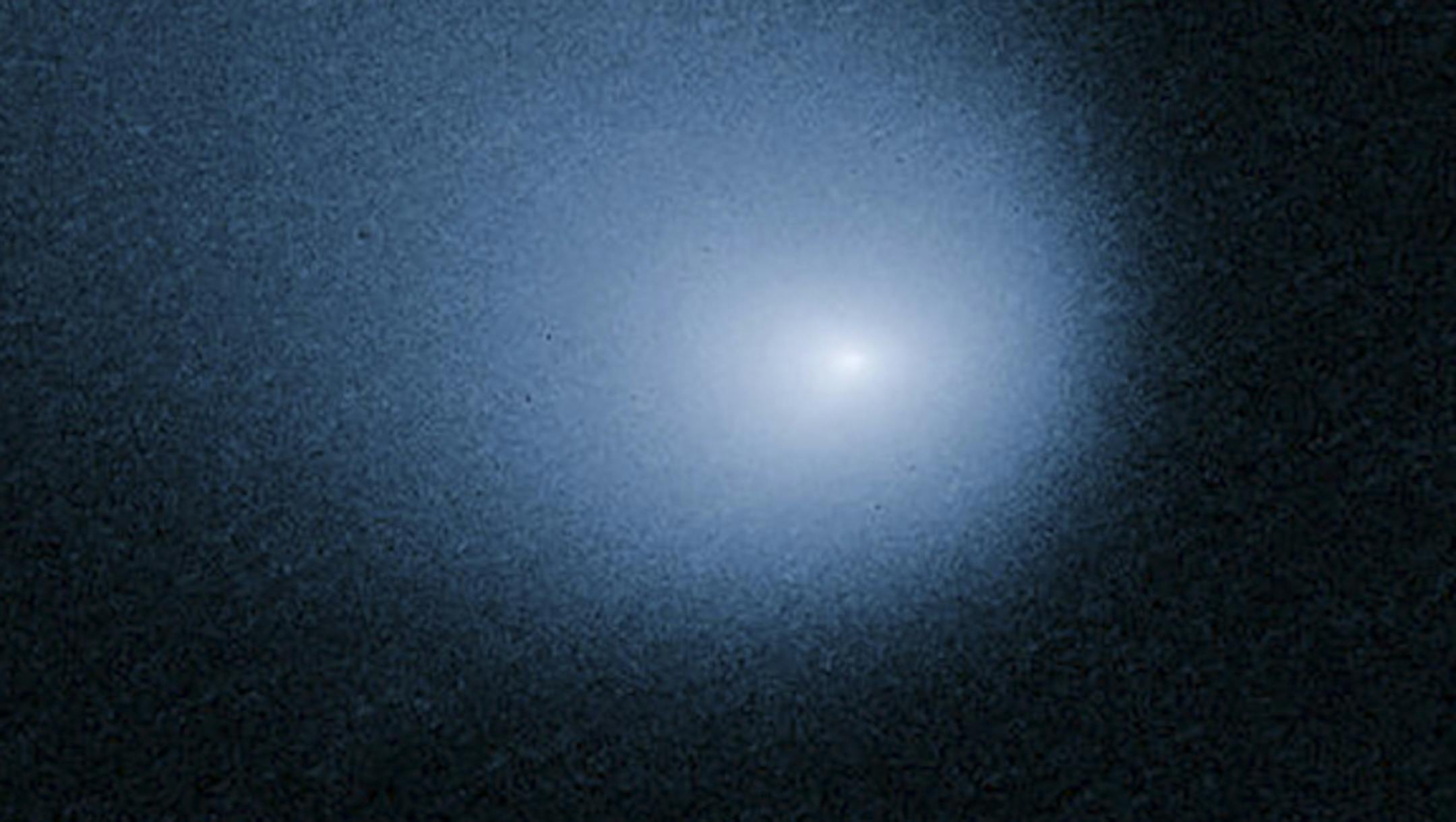 The comet known as Siding Spring, which is expected to pass within approximately 82,000 miles of Mars, in an undated handout photo captured by NASA&#x201a;&#xc4;&#xf4;s Hubble Space Telescope. Mars-based satellites and rovers will offer a front-row seat to the event, which may provide important research for science on how the planet responds to the comet&#x201a;&#xc4;&#xf4;s closeness. (NASA, ESA, and J.-Y. Li of Planetary Science Institute via The New York Times) -- NO SALES; FOR EDITORIAL USE