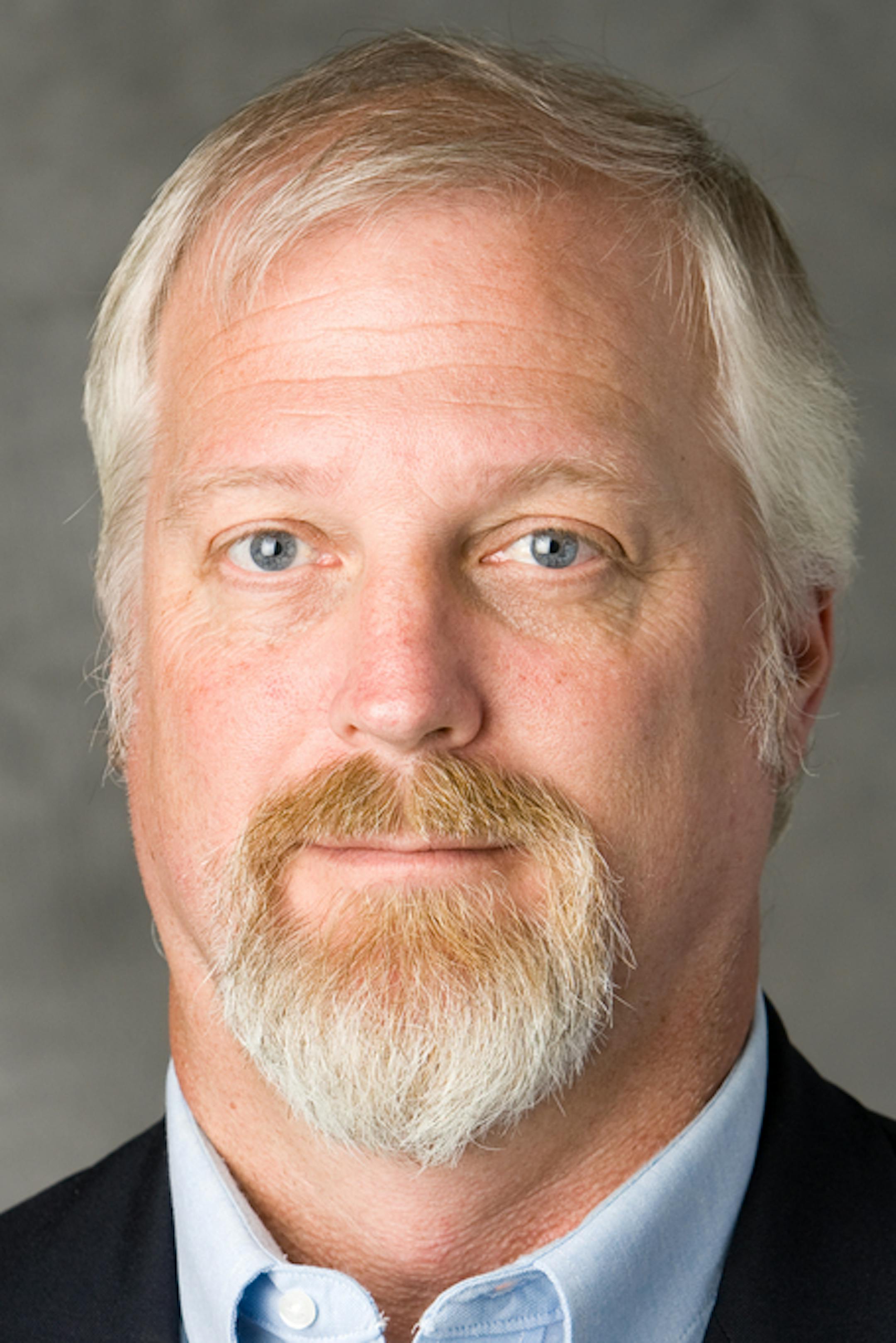Studio portrait of new Opus College of Business (Entrepreneurship) faculty David Deeds. Taken August 27, 2008.