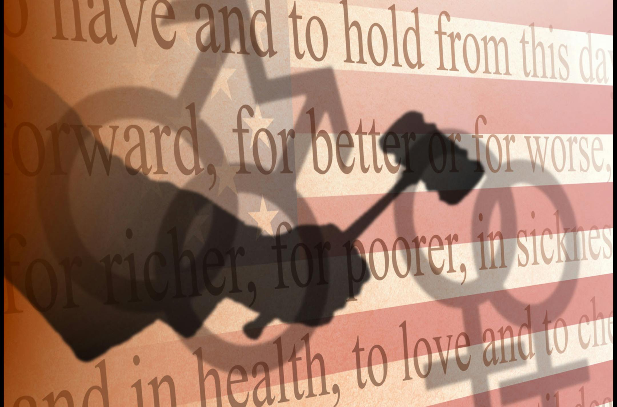 Illustration: U.S. Supreme Court rulings on same-sex marriage.