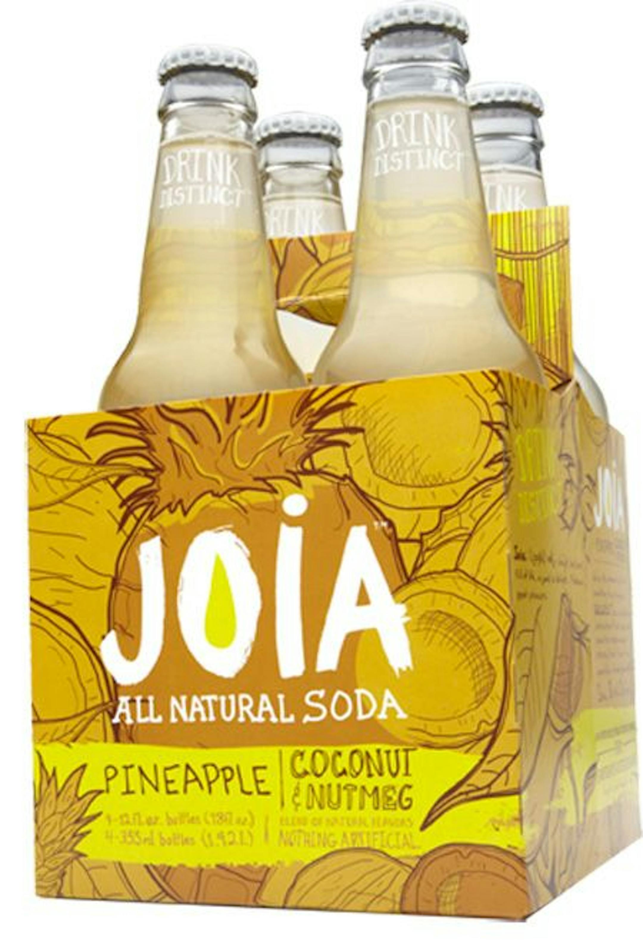 Joia All-Natural Soda comes in a variety of flavors.