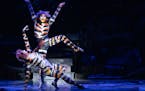 The Andrew Lloyd Webber musical “Cats” is being staged at Minneapolis’ Orpheum Theatre through Sunday.