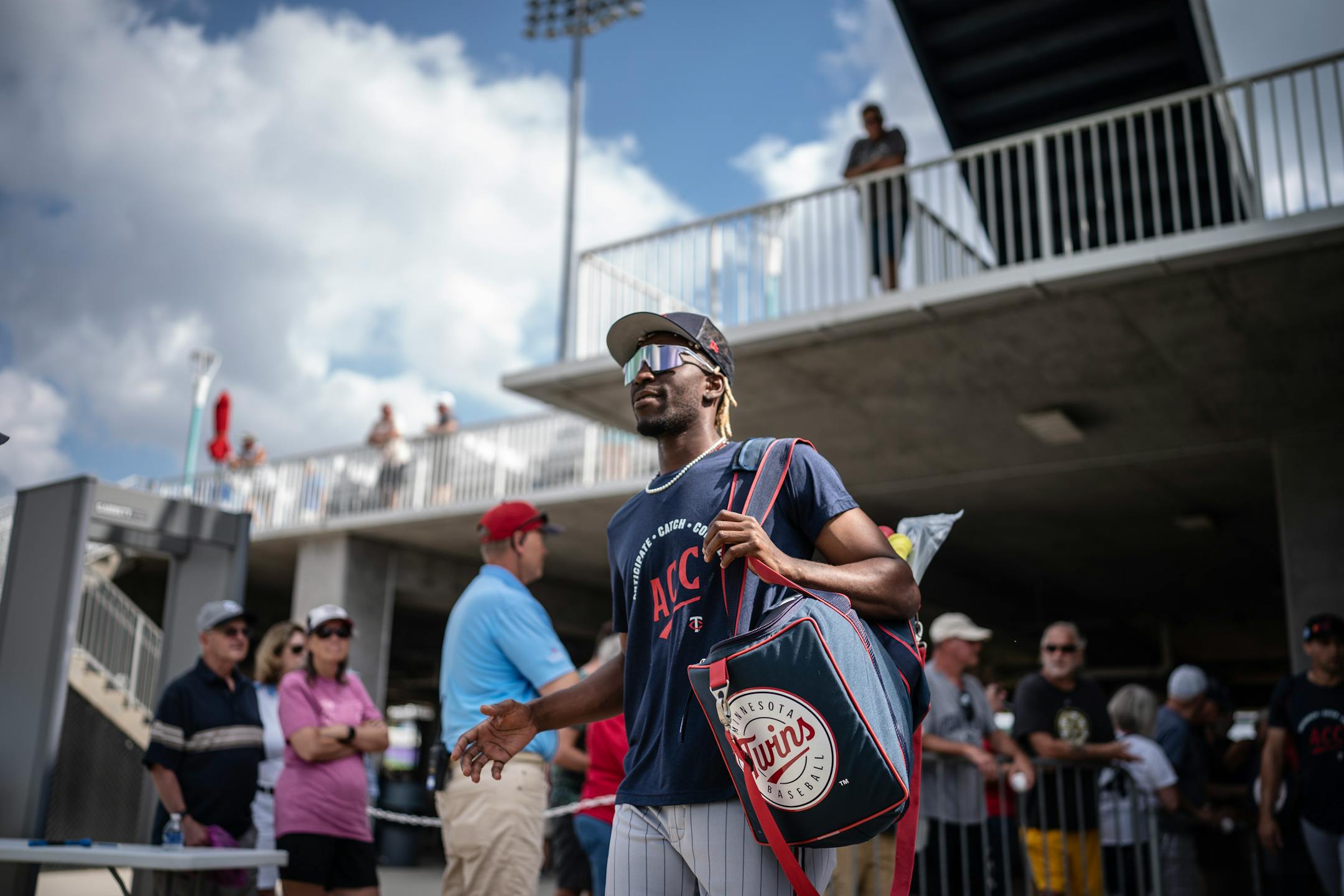 Minnesota Twins infielder Nick Gordon during team practice on Thursday, Feb. 23, 2023, in Fort Myers, Fla.