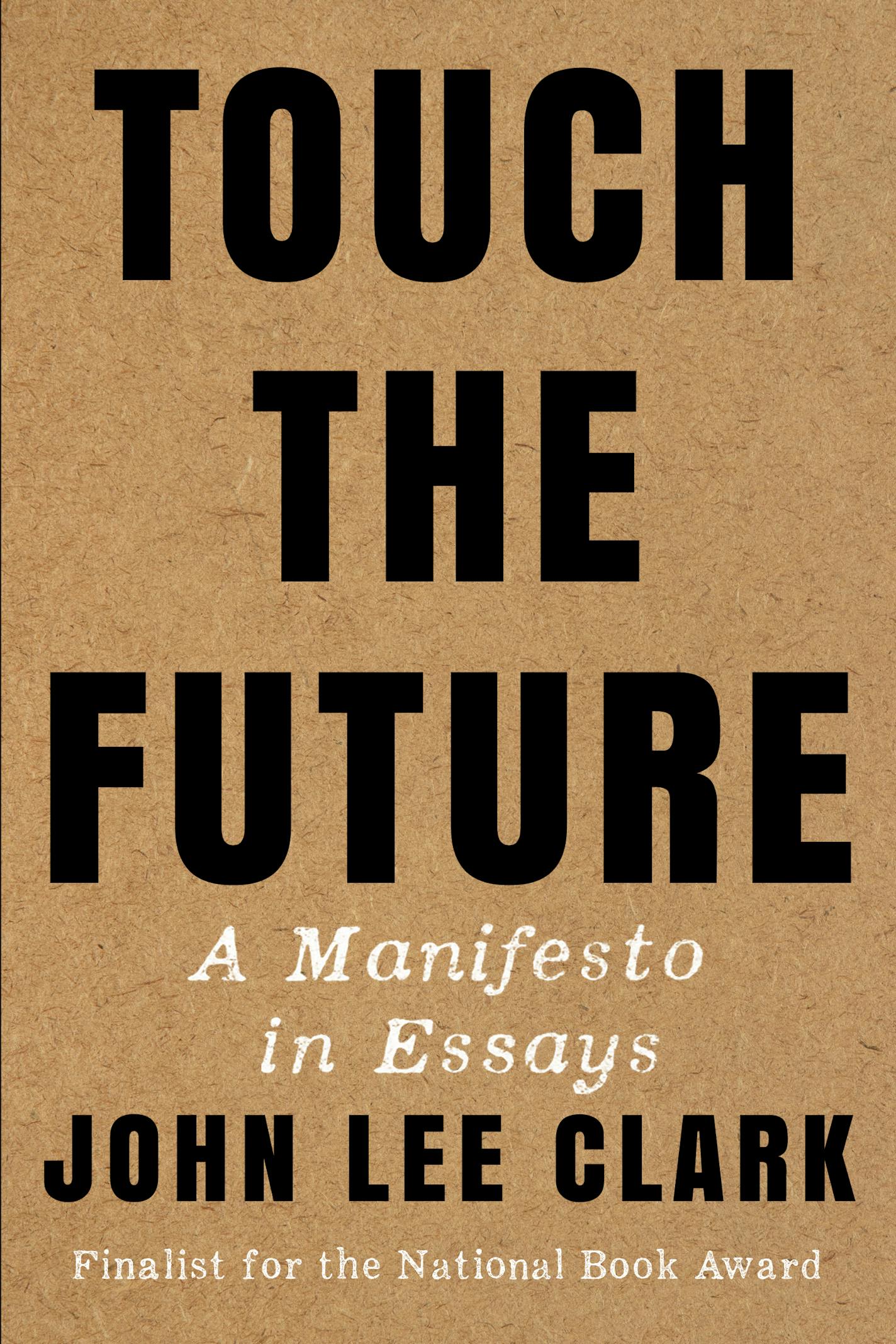 cover of book Touch the Future features the title, in black, on a gold background