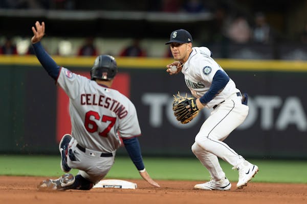 Gilberto Celestino had two of the Twins’ four hits on Tuesday night.