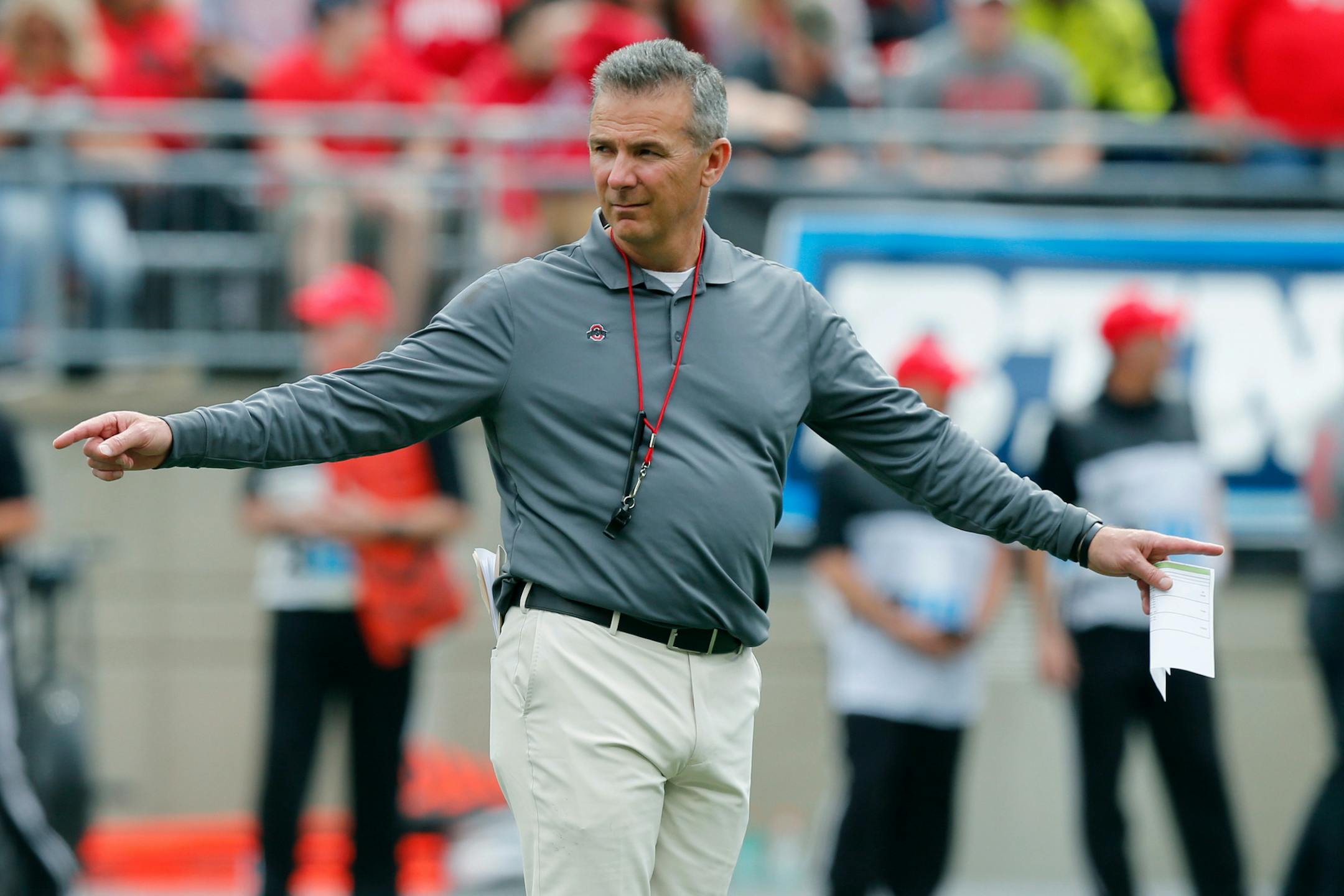 Ohio State head coach Urban Meyer