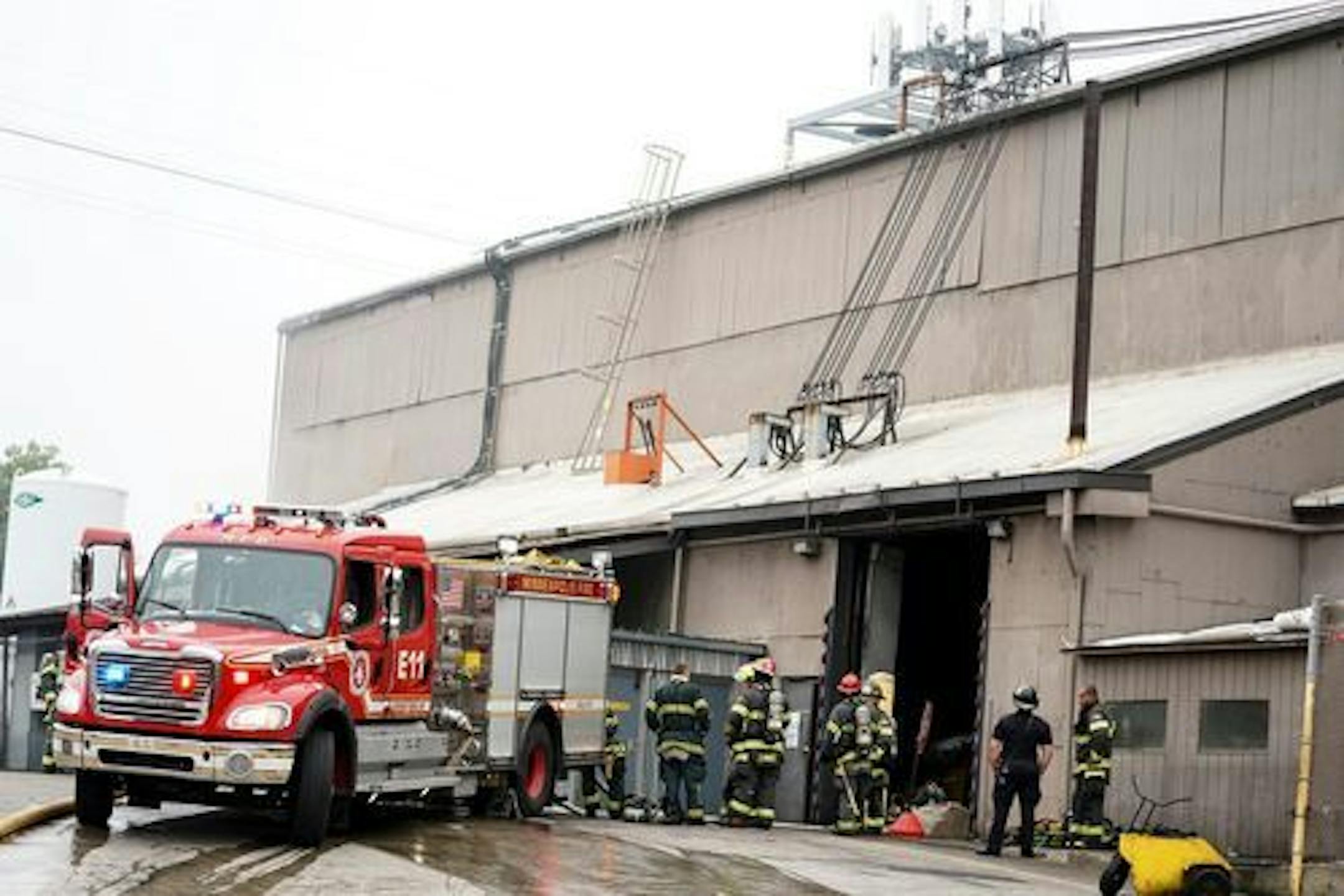 The Minneapolis Fire Department responded to an explosion and fire Wednesday, Sept. 19, 2018. Retired firefighter Keith Daniel sued the city after injuring himself climbing down a fire truck in 2015.
