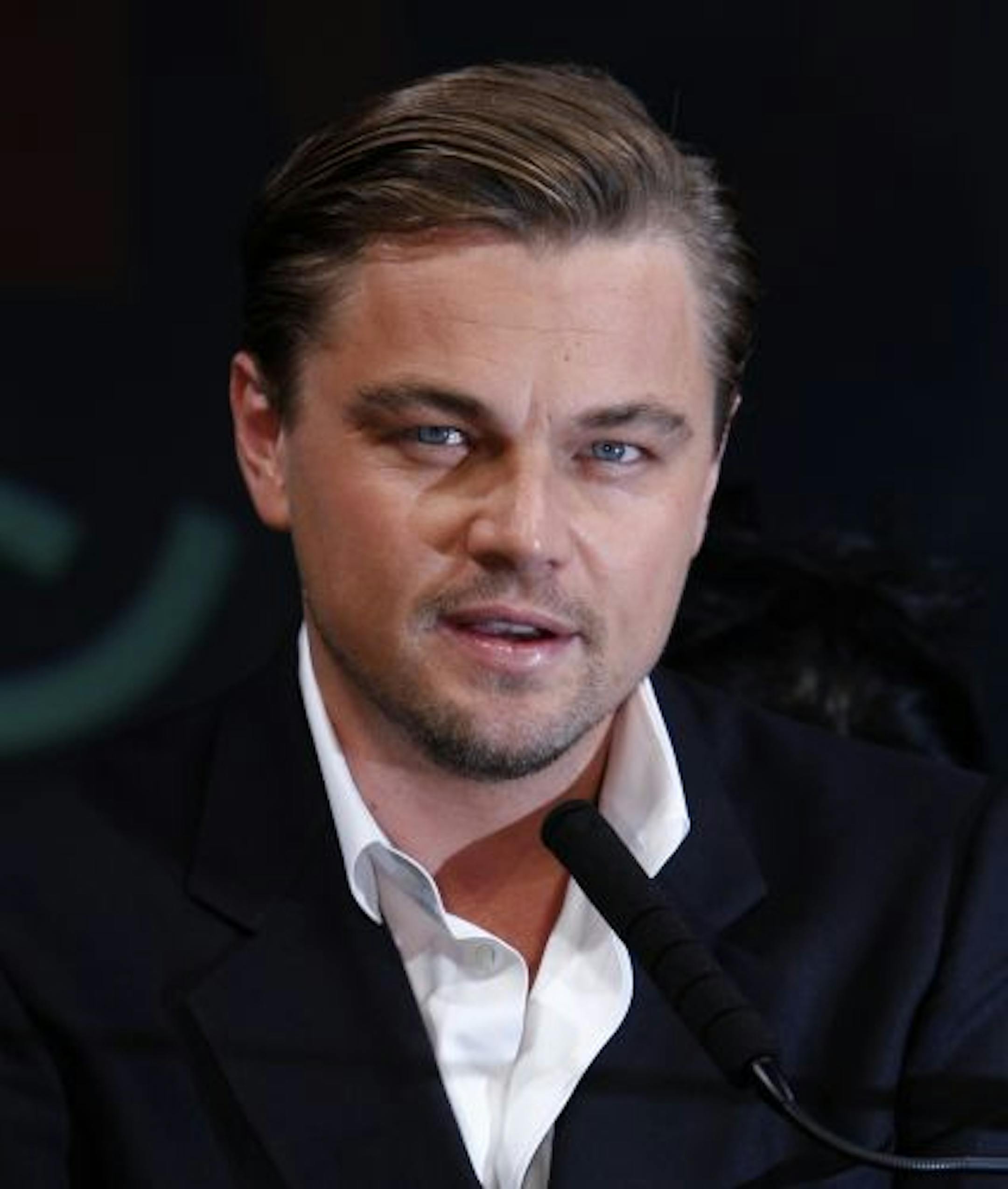 Hollywood actor Leonardo DiCaprio speaks during a press conference for his latest film "Inception" in Tokyo, Japan, Wednesday, July 21, 2010.