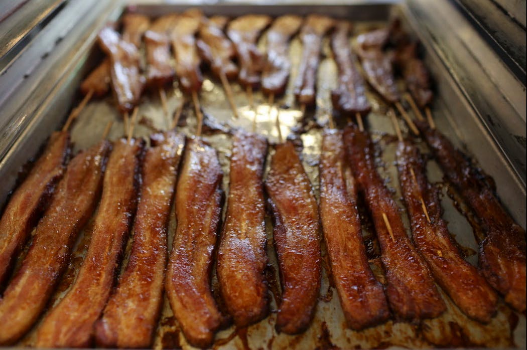 Big Fat Bacon, fresh from the oven.