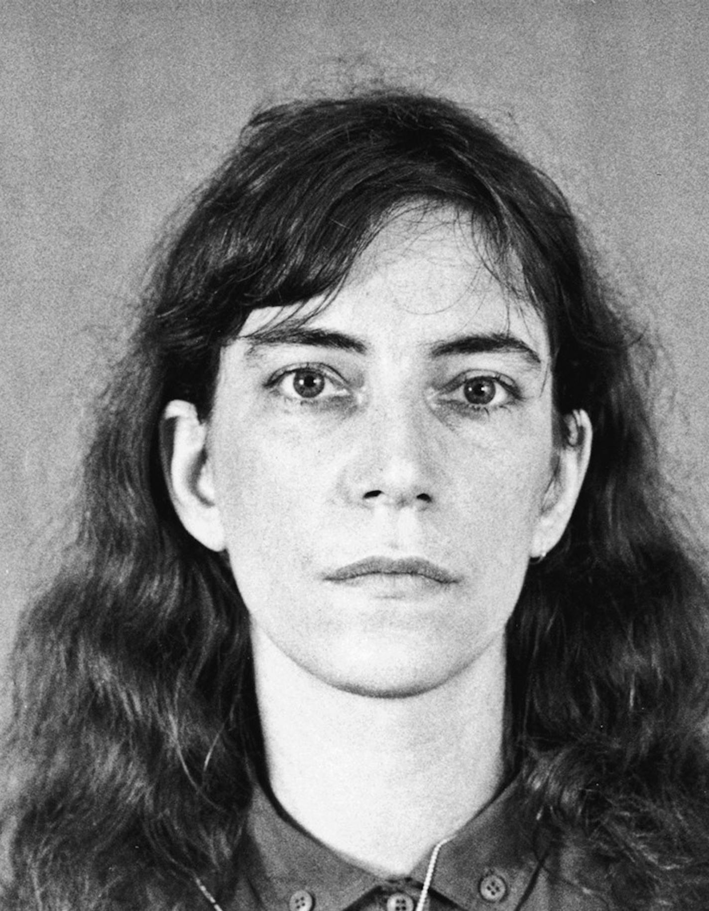 Patti Smith's passport photo.