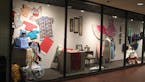 35 Years and Still Sewing Strong&#xee; exhibit at Hennepin County Government Center. Photo courtesy Hennepin County