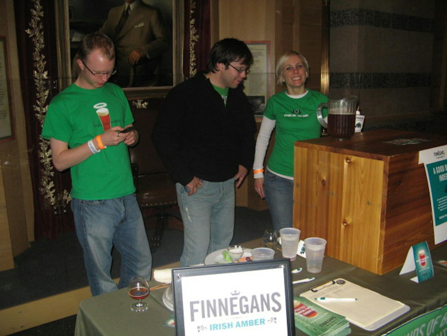 Brewers such as Finnegan's set up shop in the ornate halls of the Minnesota History Center.