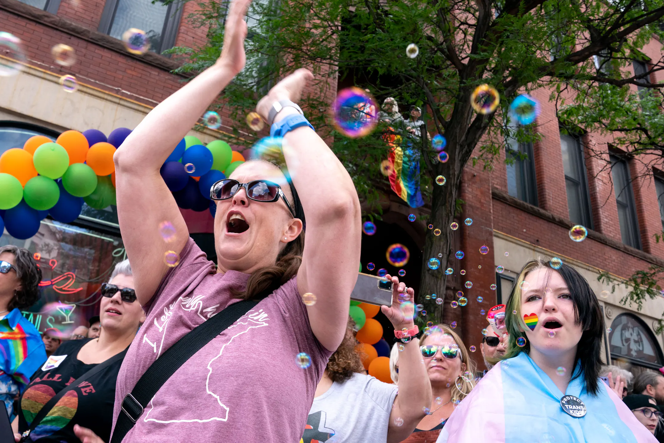 Ashley Rukes At Twin Cities' 50th Pride parade, calls for political activism