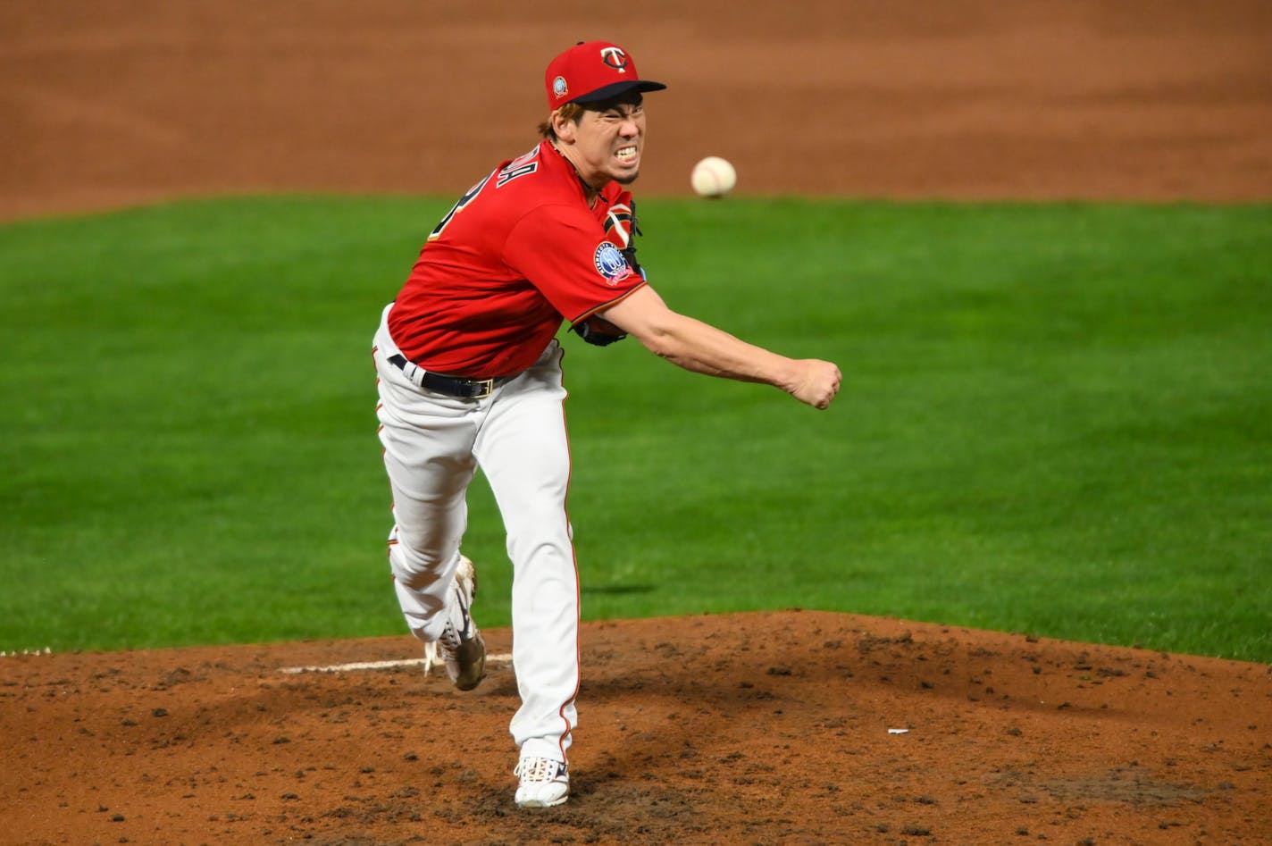 Twins starting pitcher Kenta Maeda