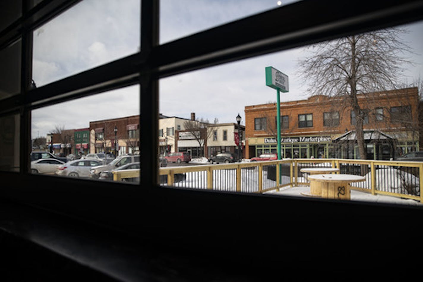 The Boreal House has a large garage door style window that will be opened during the summer months and overlook a patio and Grand Ave. ]
ALEX KORMANN &#x2022; alex.kormann@startribune.com The Boreal House is a new bar that recently opened in West Duluth. Owner and Operator, Katie Fast, said that their focus is on a wide variety of craft beers as well as a collection of unique cocktails.