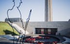 The Liberty Memorial Tower and the main courtyard at the National World War I Museum and Memorial, in Kansas City, Mo., Sept. 20, 2018. Visits here ar
