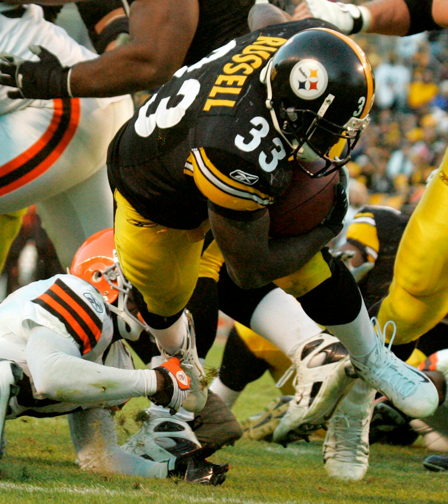 Pittsburgh running back Gary Russell sat out the 2006 season and was out of shape, but he turned heads in Steelers training camp in 2007. He had four rushing TDs this season and is the primary kickoff returner.