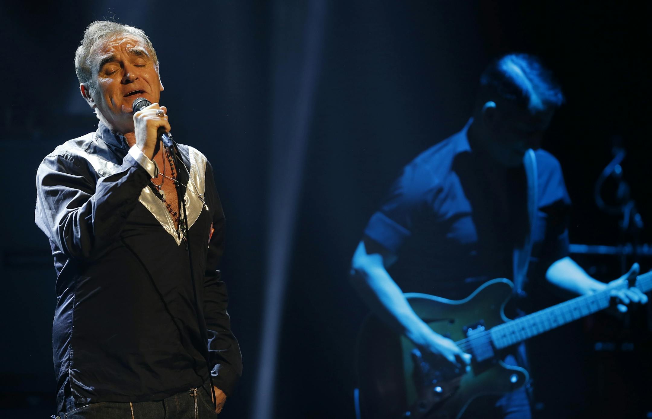 Morrissey performed at The Fitzgerald Theater in St. Paul on Monday night.