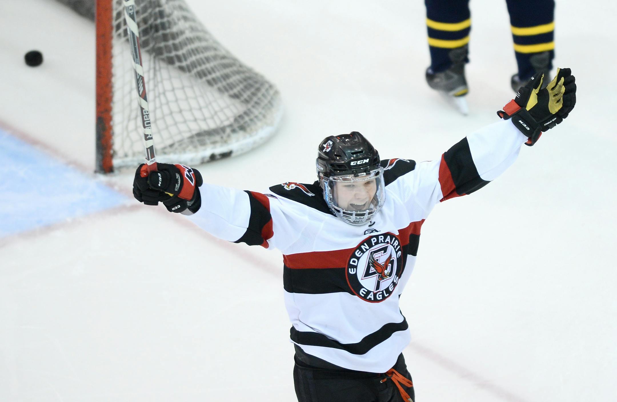 Eden Prairie defenseman Nicky Leivermann and the Eagles are the No. 1 seed in the Class 2A boys' hockey tournament (Aaron Lavinsky/Star Tribune)