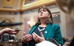 Senate Minority Leader Susan Kent, DFL-Woodbury, in February 2020. Kent is facing concerns that she failed to properly address a sexual harassment com