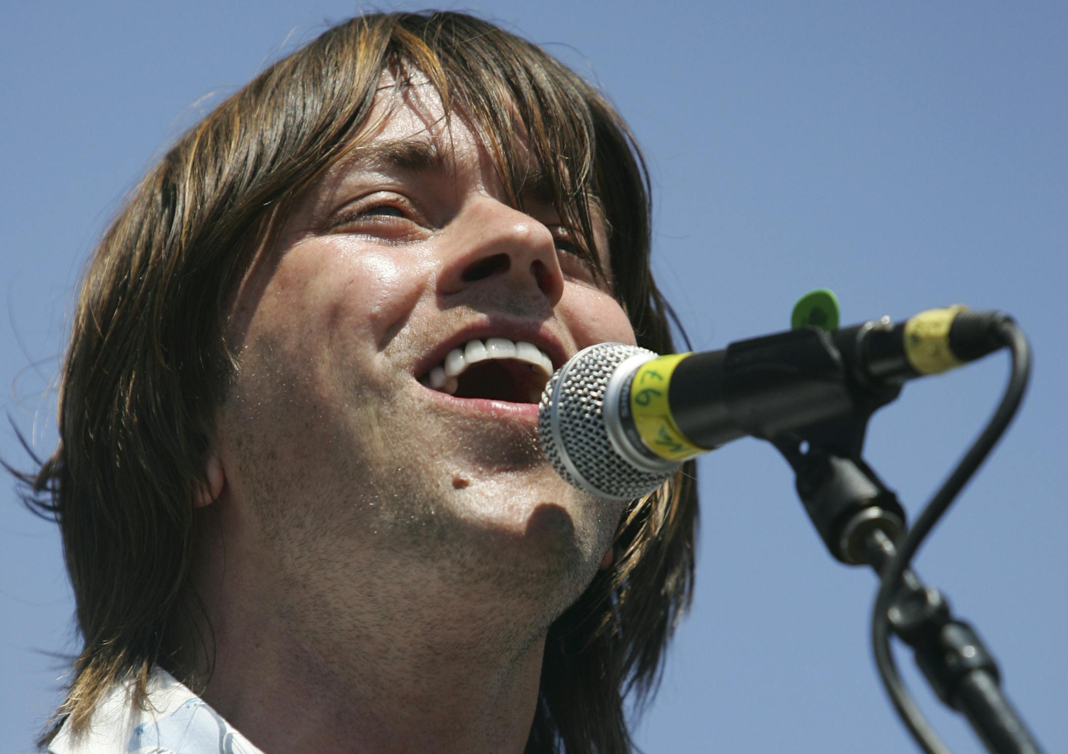 Lead singer Rhett Miller, of Old 97's, performs on the Palomino Stage at the Stagecoach Country Music Festival at the Empire Polo Fields in Indio, Calif., Saturday May 5, 2007. (AP Photo/The Desert Sun, Marilyn Chung) ** RIVERSIDE OUT, MANDATORY CREDIT, MAGS OUT, NO SALES, NO FOREIGN **