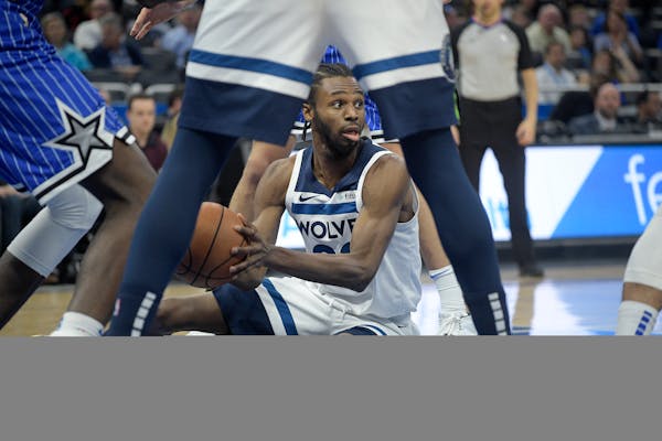 Wolves forward Andrew Wiggins is struggling in his fifth NBA season.