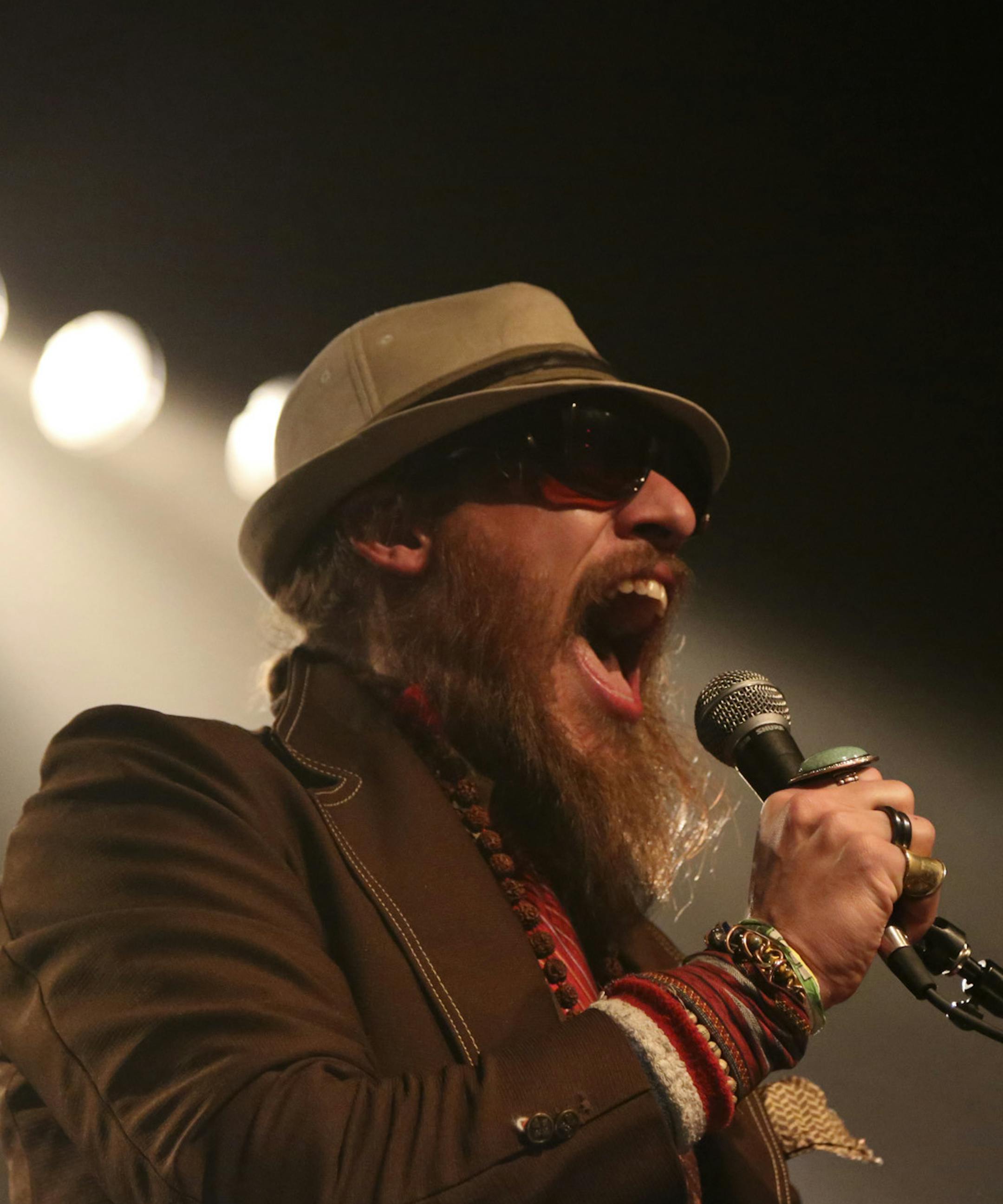 Nicholas David performed with the "Twin Cities Funk & Soul" all-star crew during the first night of the Current 8th birthday celebration at First Ave in Minneapolis, Min., Friday January 18, 2013. ] (KYNDELL HARKNESS/STAR TRIBUNE) kyndell.harkness@startribune.com ORG XMIT: MIN1301201746590401