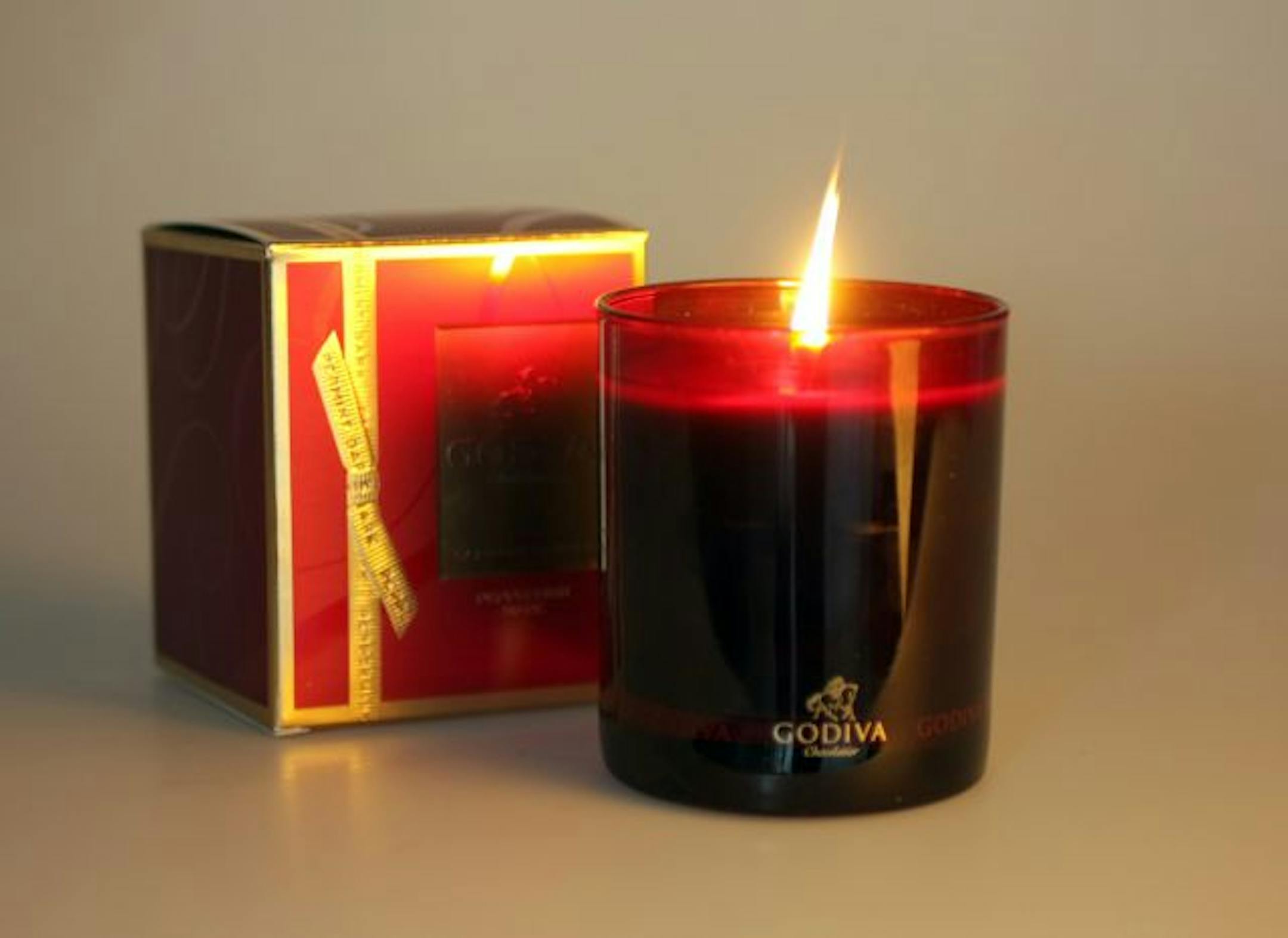 Scented Godiva candle