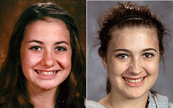 Gianna Rucki, left, and her sister, Samantha Rucki, were 13 and 14, respectively, when they ran away from their Lakeville home on April 19, 2013.