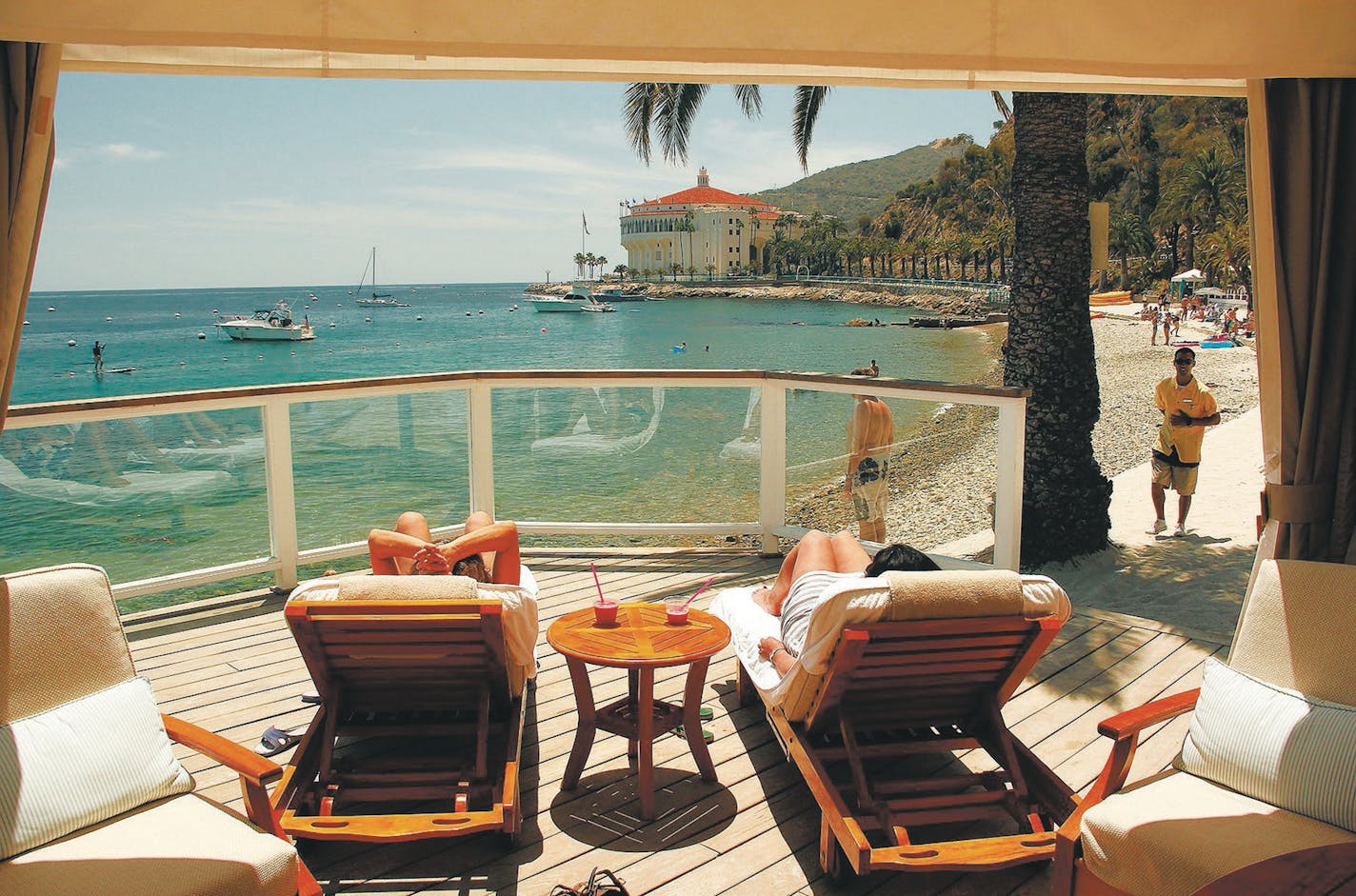 A private cabana at Descanso Beach is a worthwhile treat. (Doug Hansen/San Diego Union-Tribune/TNS)