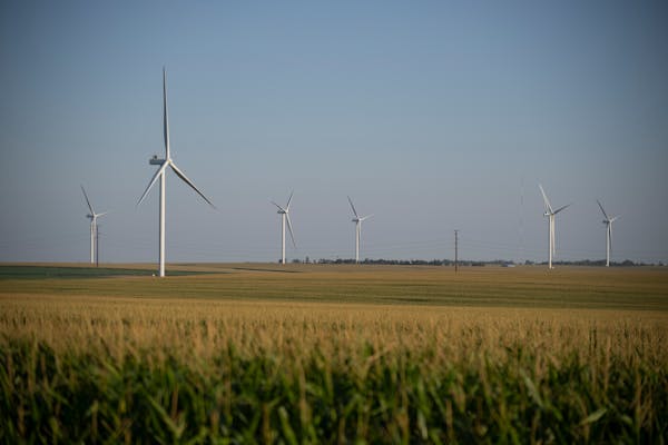 Xcel Energy’s Dakota Range wind farm outside of Marvin, SD., is among the renewable energy sources the utility will rely on. 