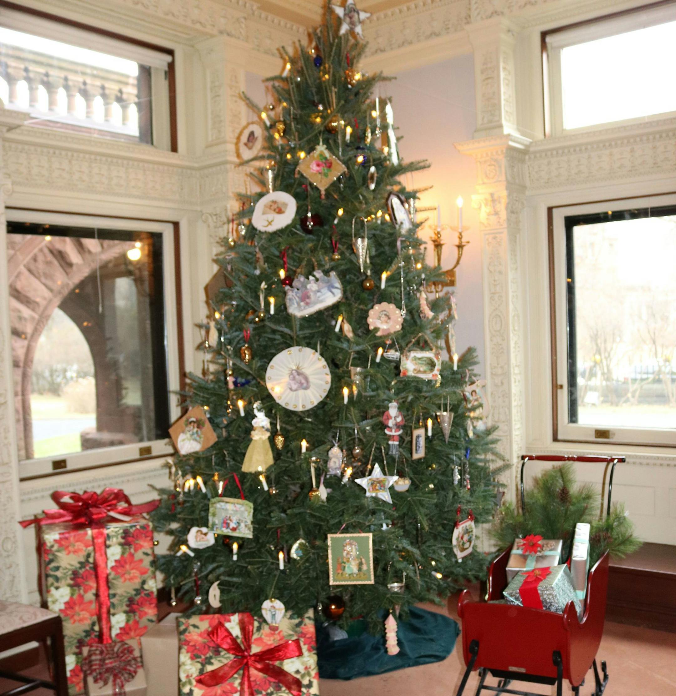 Take a holiday-themed tour of the 1890s James J. Hill mansion on Summit Avenue,